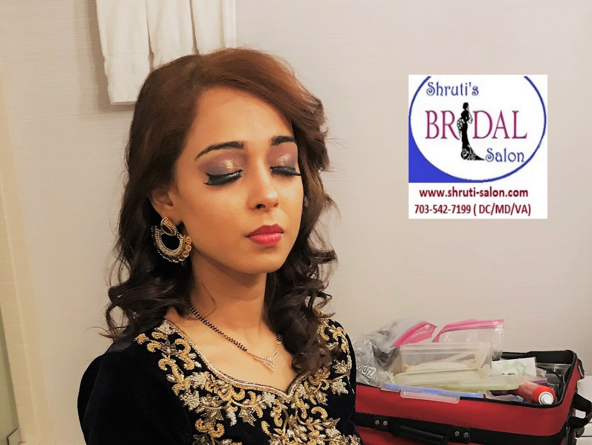 Top reviewd Indian Bridal Make-up Artist, Bridal hair stylist & Bridal Henna Artist  in Virginia / DC / MD ,(www.shruti-salon.com)